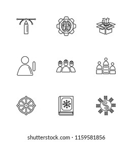 9 Web Icon set