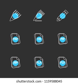 9 Web Icon set