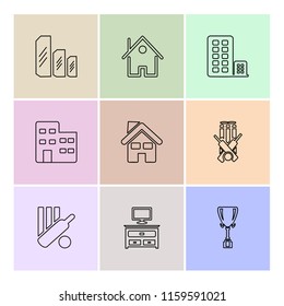 9 Web Icon set