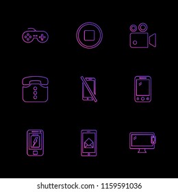 9 Web Icon set