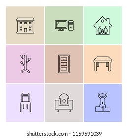 9 Web Icon set