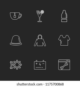 9 Web Icon set