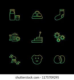 9 Web Icon set