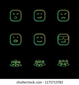 9 Web Icon set