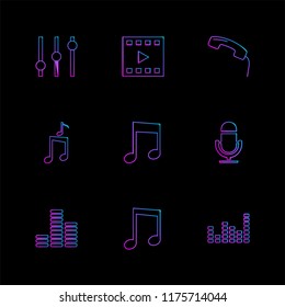 9 Web Icon set