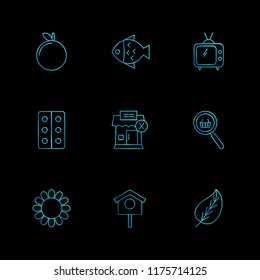 9 Web Icon set