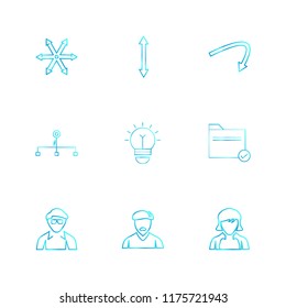9 Web Icon set
