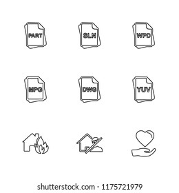 9 Web Icon set