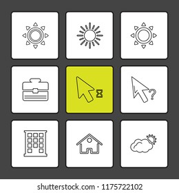 9 Web Icon set