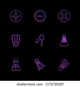 9 Web Icon set