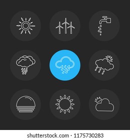 9 Web Icon set