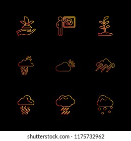 9 Web Icon set