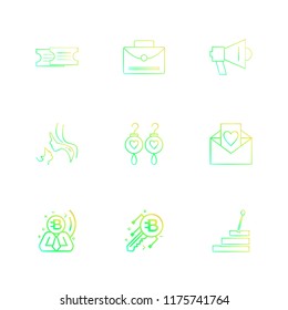 9 Web Icon set