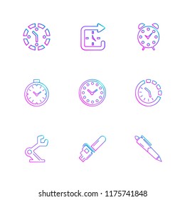 9 Web Icon set