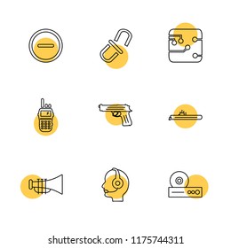 9 Web Icon set