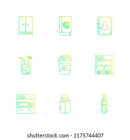 9 Web Icon set