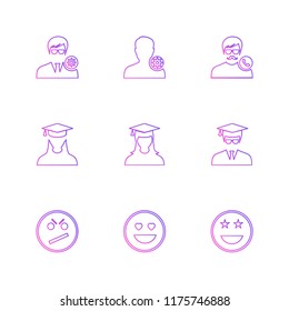 9 Web Icon set