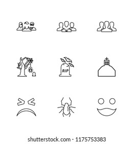 9 Web Icon set