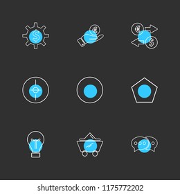 9 Web Icon set