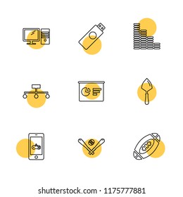9 Web Icon set