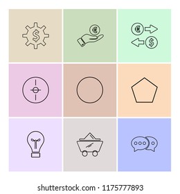 9 Web Icon set