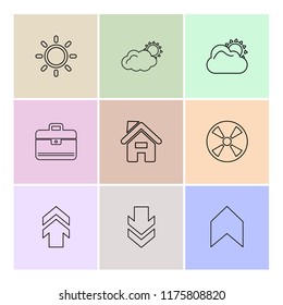 9 Web Icon set
