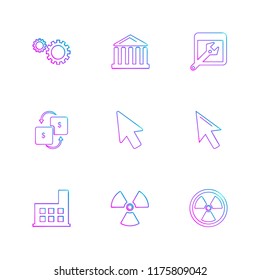 9 Web Icon set