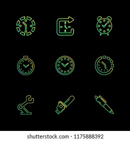 9 Web Icon set