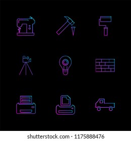 9 Web Icon set