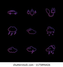 9 Web Icon set