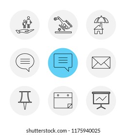 9 Web Icon set