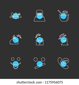 9 Web Icon set