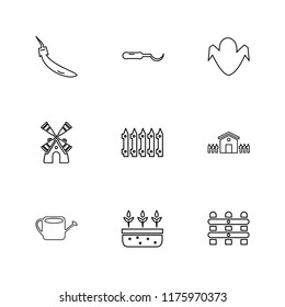 9 Web Icon set