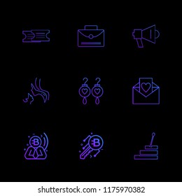 9 Web Icon set