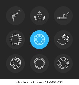 9 Web Icon set