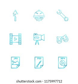 9 Web Icon set