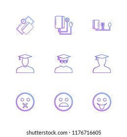 9 Web Icon set