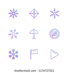 9 Web Icon set