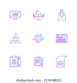 9 Web Icon set