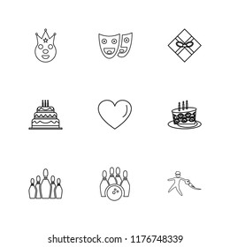 9 Web Icon set
