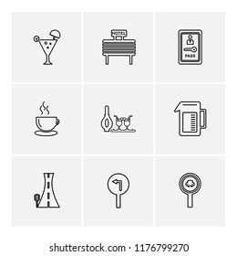 9 Web Icon set