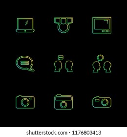 9 Web Icon set