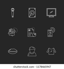 9 Web Icon set