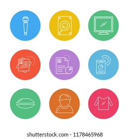 9 Web Icon set