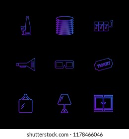 9 Web Icon set