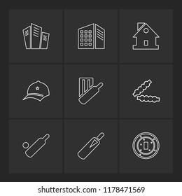 9 Web Icon set