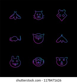 9 Web Icon set