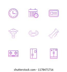 9 Web Icon set