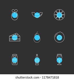 9 Web Icon set
