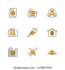 9 Web Icon set